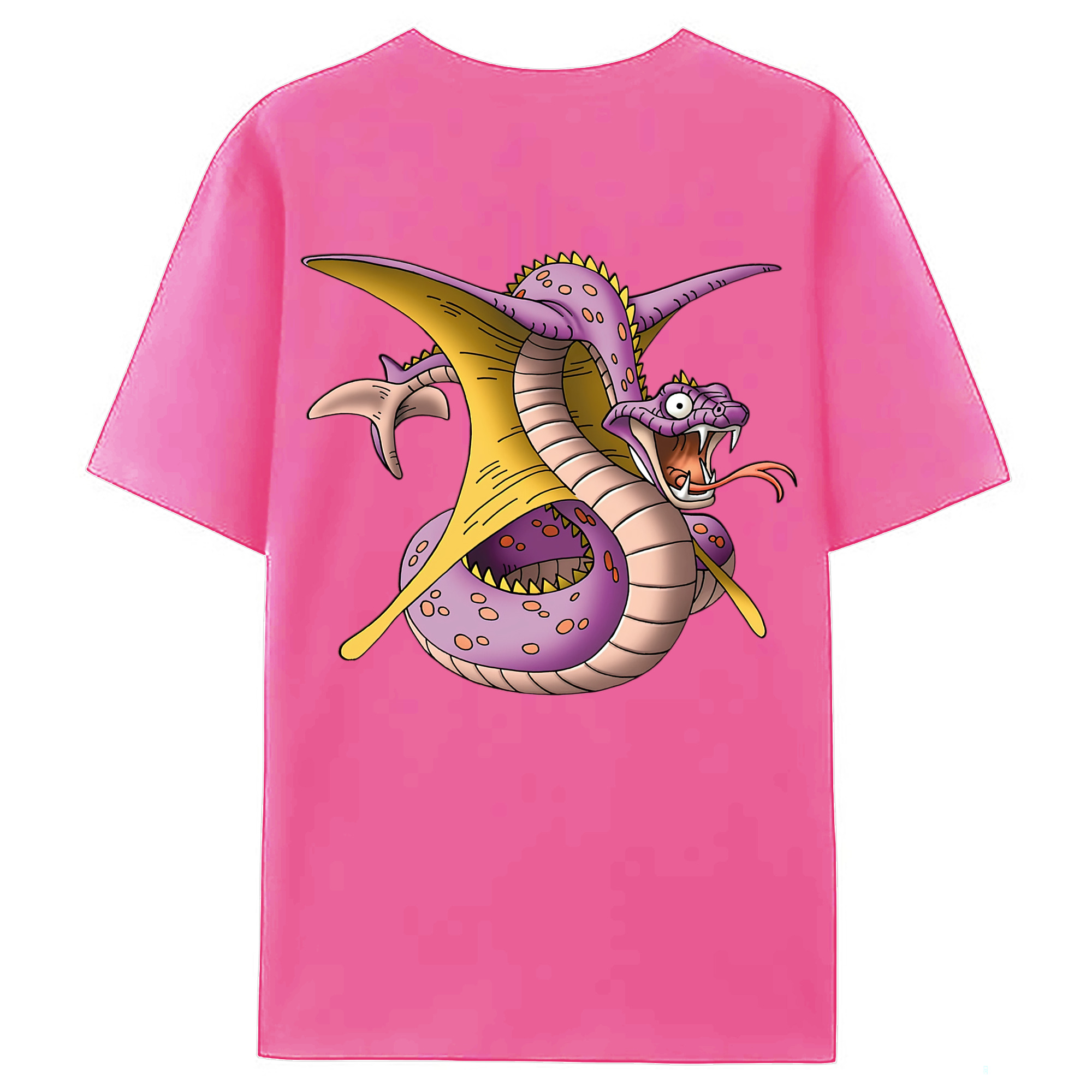 （画像用） ドラゴンクエスト Doragon Kuesuto Dragon Quest レディース半袖Tシャツ(バックプリント)